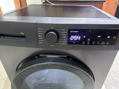 LG 8 kg Tumble Dryer Heat Pump with Sensor Dry & Child Lock 8 kg RH80T2SP7RM Dark Silver