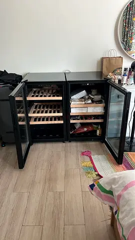 Hoover brand Wine cooler 2 peices available 800aed for one peice.