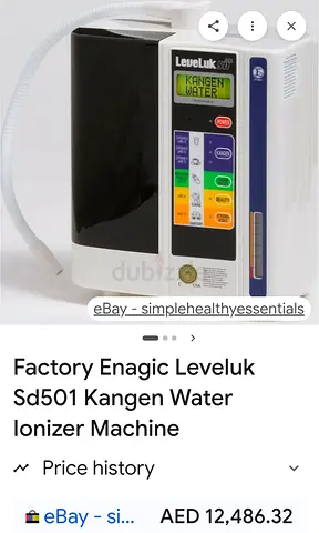 Enagic Leveluk SD501 Kangen Water Ionizer Machine - Good Working Condition