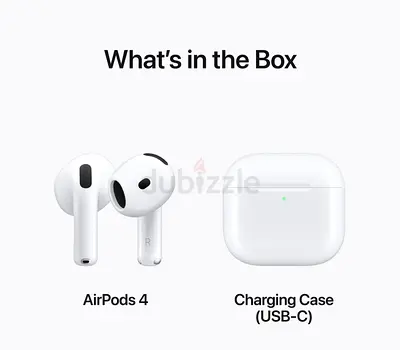 Apple AirPods 4 (wireless earphones) with USB-C charging case - White