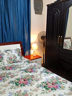 Separate Full Furnished Master Bedroom with attached bath available for rent.