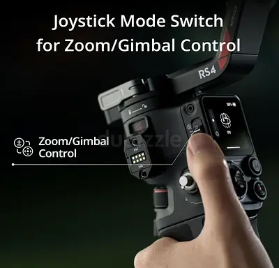 DJI RS 4, 3-Axis Gimbal Stabilizer for DSLR and Mirrorless Camera (High-Capacity Battery Compatible)