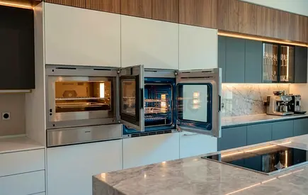 Gaggenau Series 400 Built-In Electric Oven, Microwave & Warming Drawer – Excellent Condition
