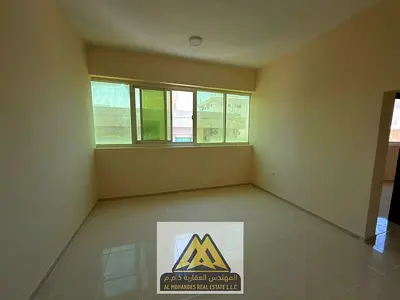 Two-bedroom apartment for annual rent in Al Nakheel, Ajman Near Ajman Corniche | Central air conditioning | Prime location | Suitable for families