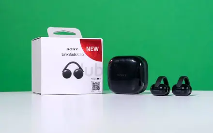 Sony LinkBuds Clip true wireless earbuds with charging case - black