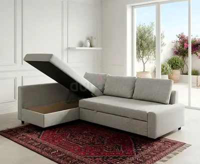 Multi-Functional Corner Sofa
A perfect combination of sofa, bed, and storage. Adjustable left and r
