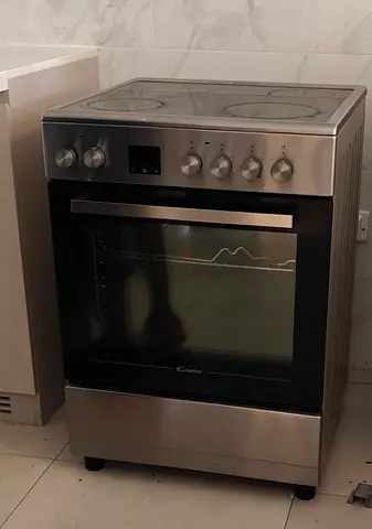 Candy freestanding electric cooker with ceramic hob and oven - used