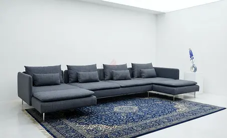 Luxury Fabric Corner Sofa
High-quality fabric sofa with double L shape design, modern look and