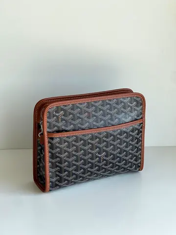 Goyard Brown Clutch Bag for Men 1:1 Clone With box and bag