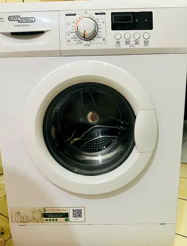 Super General Front Load Washing Machine - 10kg, White