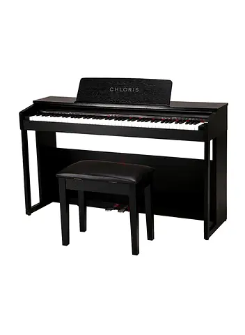 Chloris CDU-360 Black Upright Digital Piano | 88 Weighted Hammer Action Keys | Brand New Piece