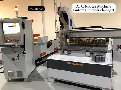 ATC Wood Router CNC Machine – 12-Tool Automatic Tool Changer, 3700x3390mm