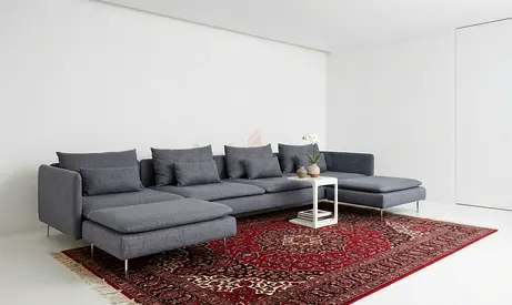Premium Modern Sofa
    Beautifully designed corner sofa with steel legs, luxury finishing and cust