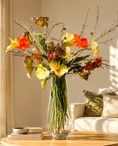 Marina home glass vase large