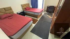 Furnished room and lounge for monthly rent in Al Rashidiya 2, Ajman, behind Ramada Hotel, all bills