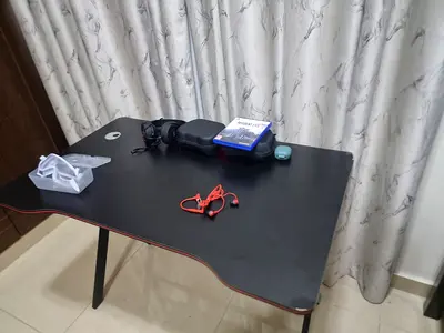 Black desk 60×100 cm