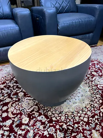 Modern Design Solid Wood Round Coffee Table