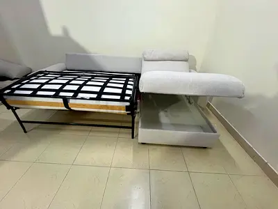 Same like new Condition IKEA Lidhult L Shape Sofa bed with storage
