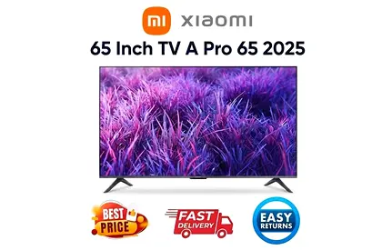 65 Inch Smart TV UAE - Xiaomi QLED A Pro 2025 - Excellent Condition, Original Box - FREE DELIVERY