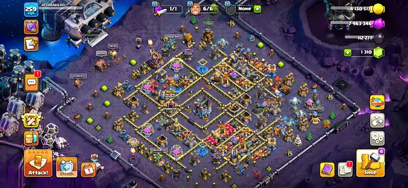 Clash of Clan Town Hall 18 and 17