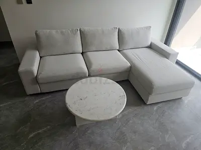 Ikea vimle L shape sofa bed with mattress
