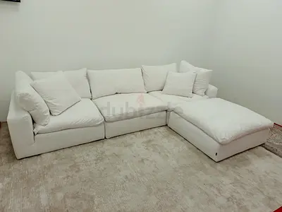 Marina home luscious cloud feather 🪶 filled modular 4_ piece sofa