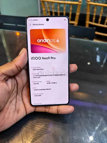 iQOO Neo9 Pro | 256GB | 8GB RAM | OriainOS 6