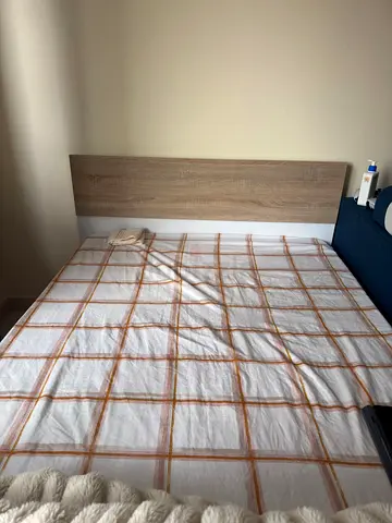 Bed with mattress