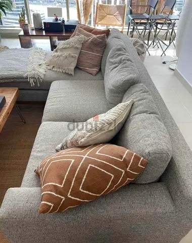 West elm L Shape sofa