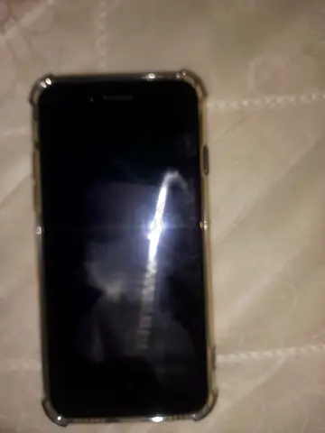 iPhone with clear protective case - used, screen working
