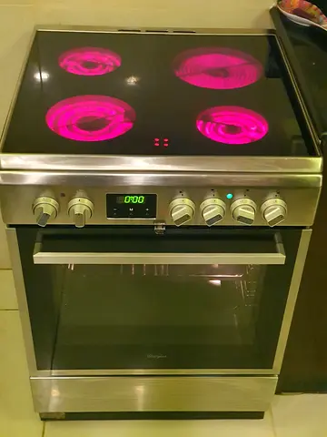 Whirlpool electric ceramic cooker 60cm