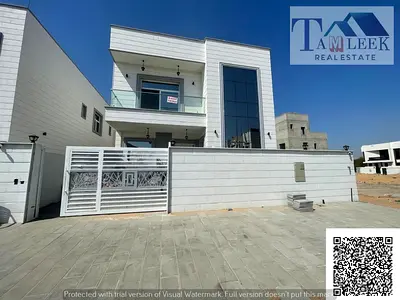 Villa for Sale in Al Zahya, Ajman | Freehold | 5 Master Bedrooms | Premium Stone Facade | Registration Fees Included