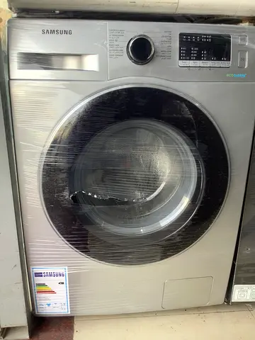 Samsung Front Load Washing Machine - Silver, Good Condition