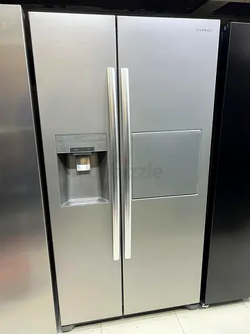 Free Delivery- DAEWOO Latest Model Side-by-Side Fridge and Freezer With ice Maker Water Dispenser