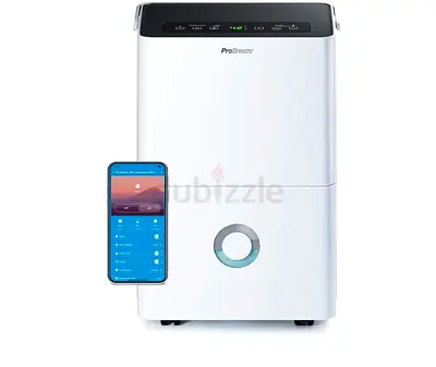 ProBreeze Smart Dehumidifier - WiFi Control, White