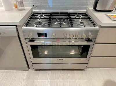 Bosch series 6 top gas oven electric digital model