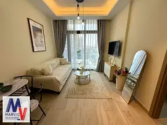 Courtyard View Balcony | 1BR Apartment | Flexible Payment | Furnished