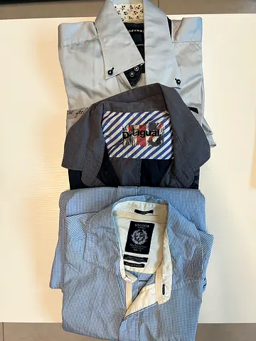 Bundle of 3 Men's Dress Shirts - Various Styles, Gently Used