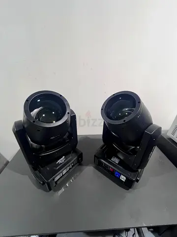 2Pcs Mini 230W Beam Moving Head Light Dj Disco Stage Lights