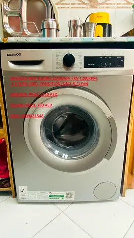 DAEWOO ANTI-ALLERGY ECO WASH 7KG 1200RPM WASHING MACHINE