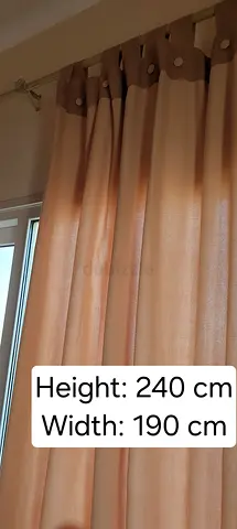 Curtain with Lining, H: 240 , W: 190 cm