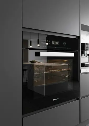 Miele Latest Model 60cm Black Built-In Electric Oven