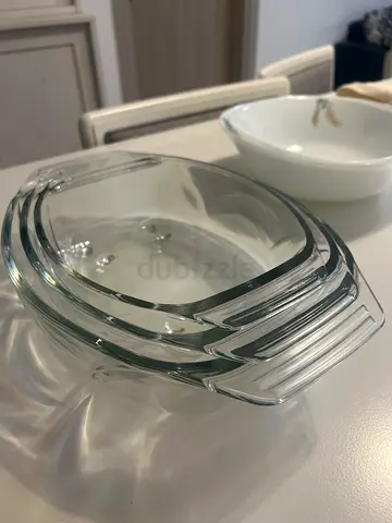Glass trays set