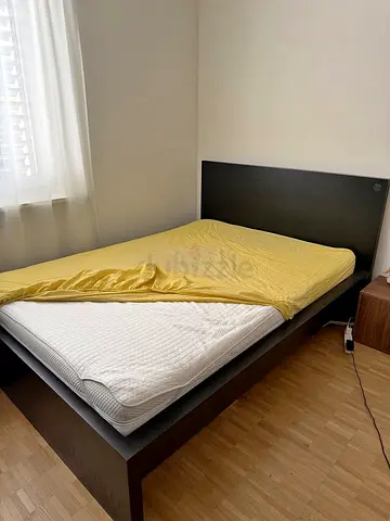 Ikea Double size bed frame with mattress 140x200cm