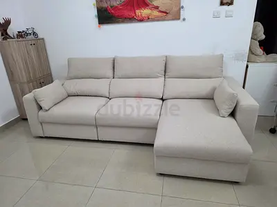 Eskilstuna L Shape sofa bed with storage