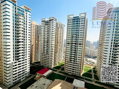 Stunning 2-Bedroom Apartment for Rent in Ajman One close kitchen
