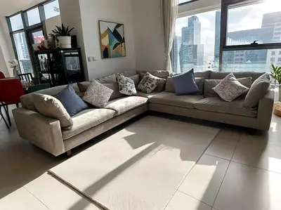 West Elm Harmony feather 🪶 filled Corner Sofa