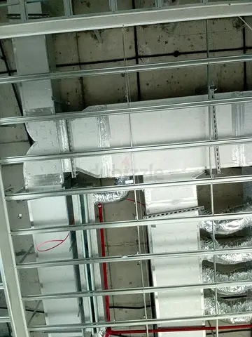 A/C working ducting and pipeping
