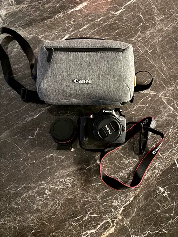 Canon EOS R50 Mirrorless Camera – Like New (Used Once) + lense adapter