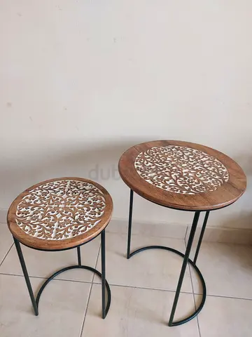 Two Decorative Nesting Tables